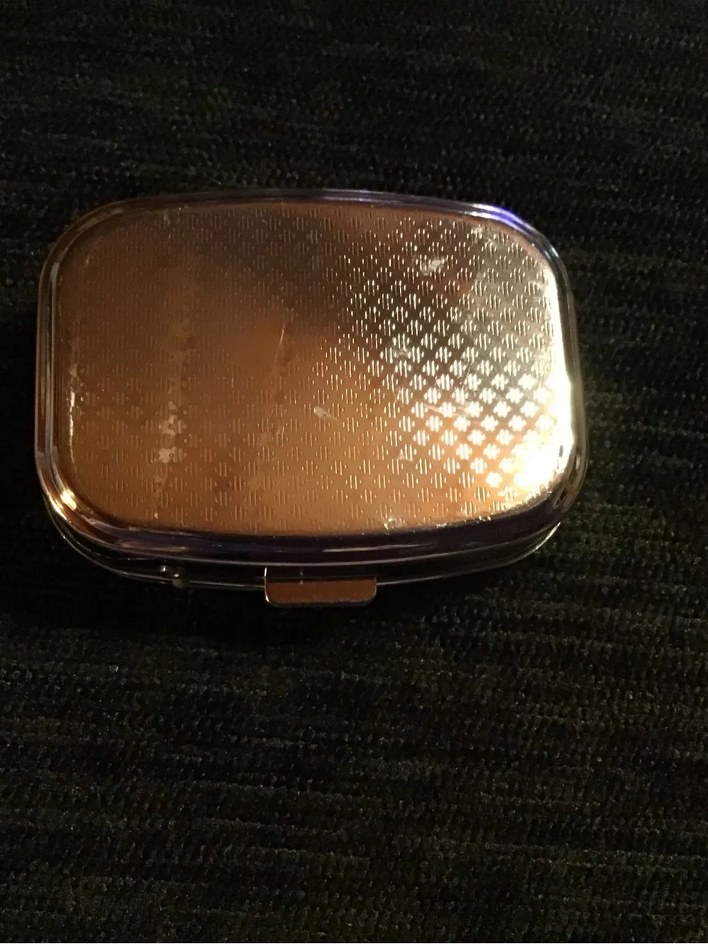 Cute Elephant Pill Box with Yellow Umbrella Design
